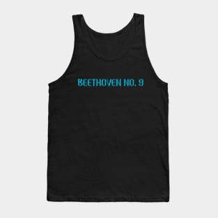 Beethoven No. 9 Tank Top